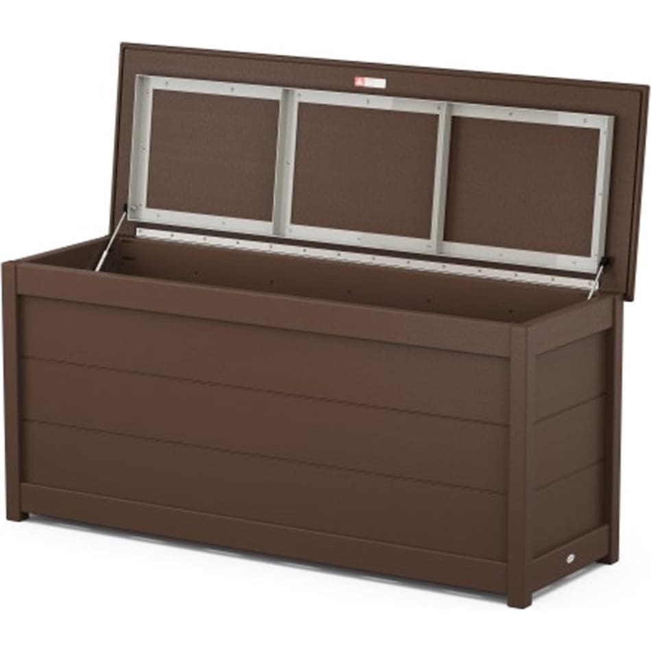 polywood brown buffet server sideboard   