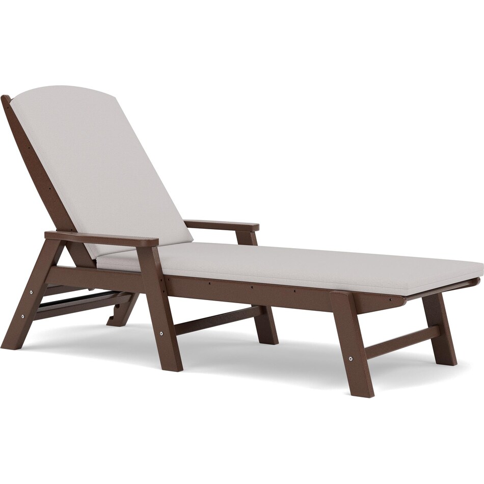polywood brown chaise pkg  
