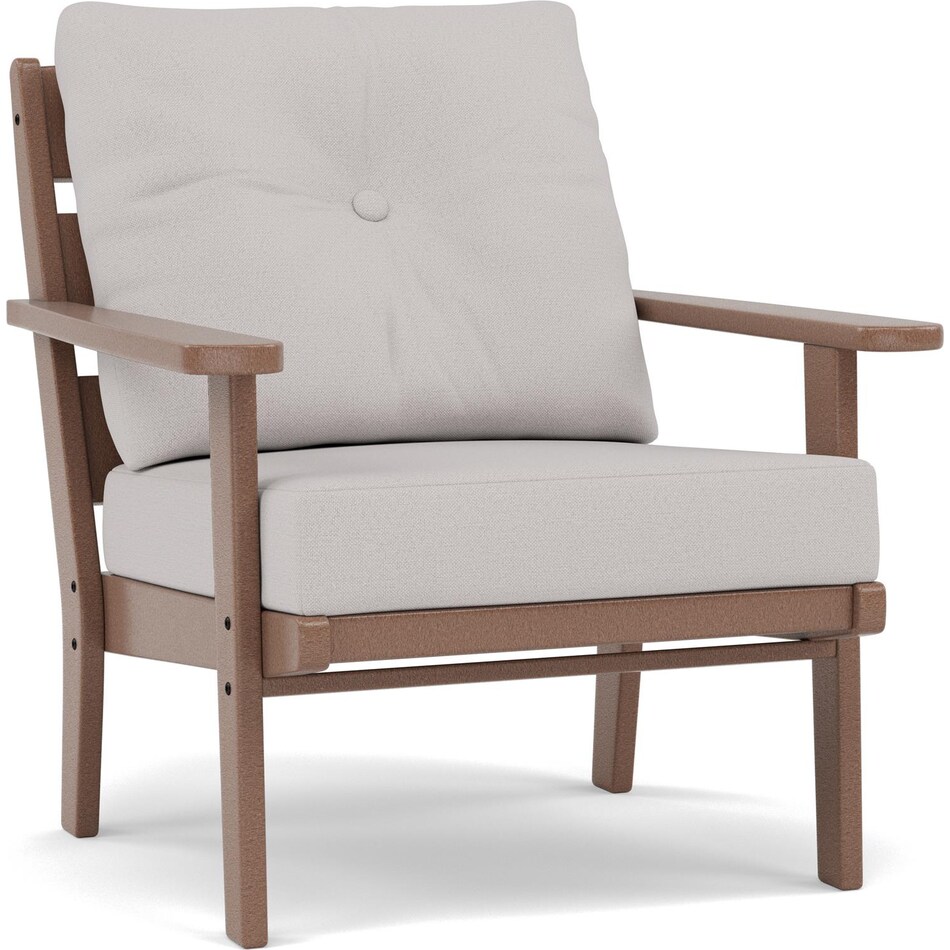 polywood brown club chair pkg