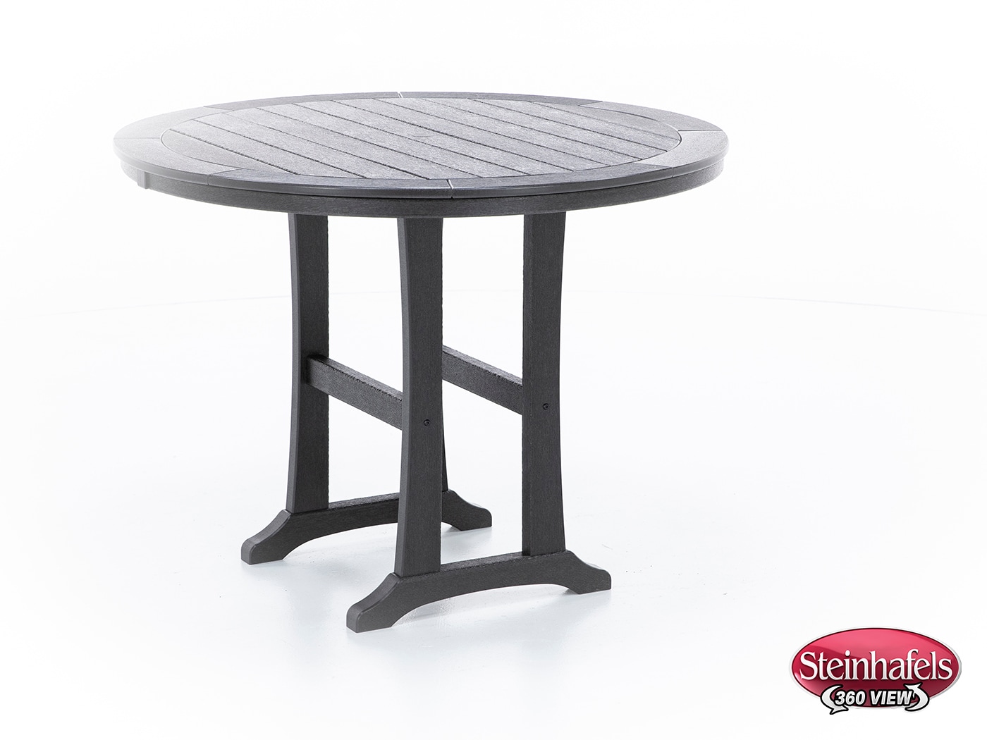 polywood brown counter height round oval  image pkg  