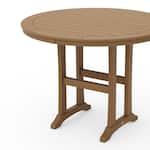 polywood brown counter height round oval pkg  