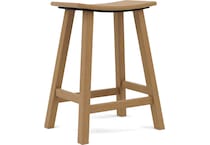 polywood brown counter height stool   