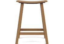 polywood brown counter height stool   