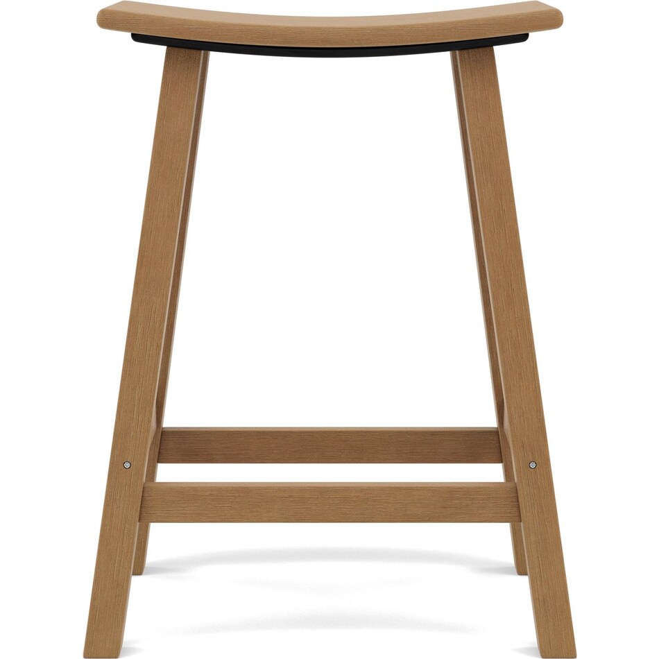 polywood brown counter height stool   