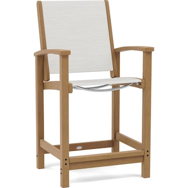 Coastal Sling Counter Height Chair