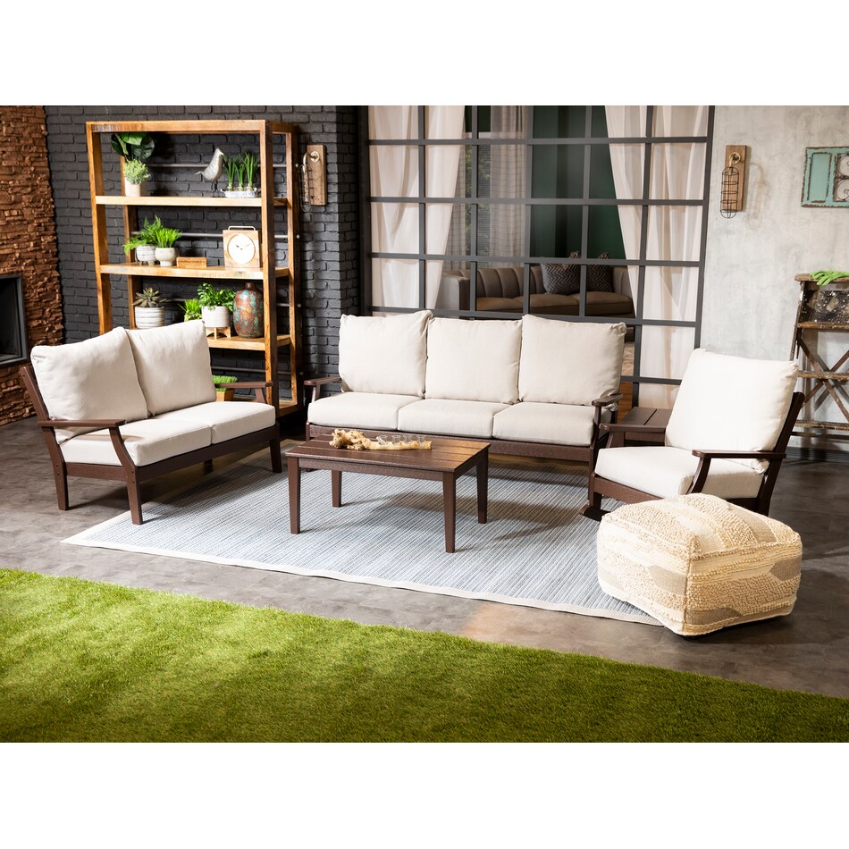 polywood brown under  inches lifestyle image pkg  