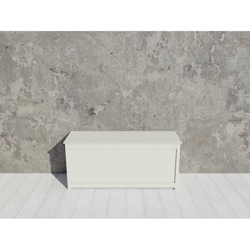 polywood cream coffee table   