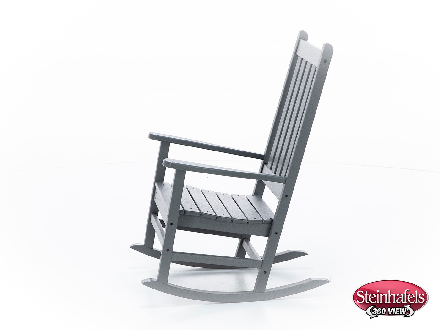polywood grey adirondack chair  image   