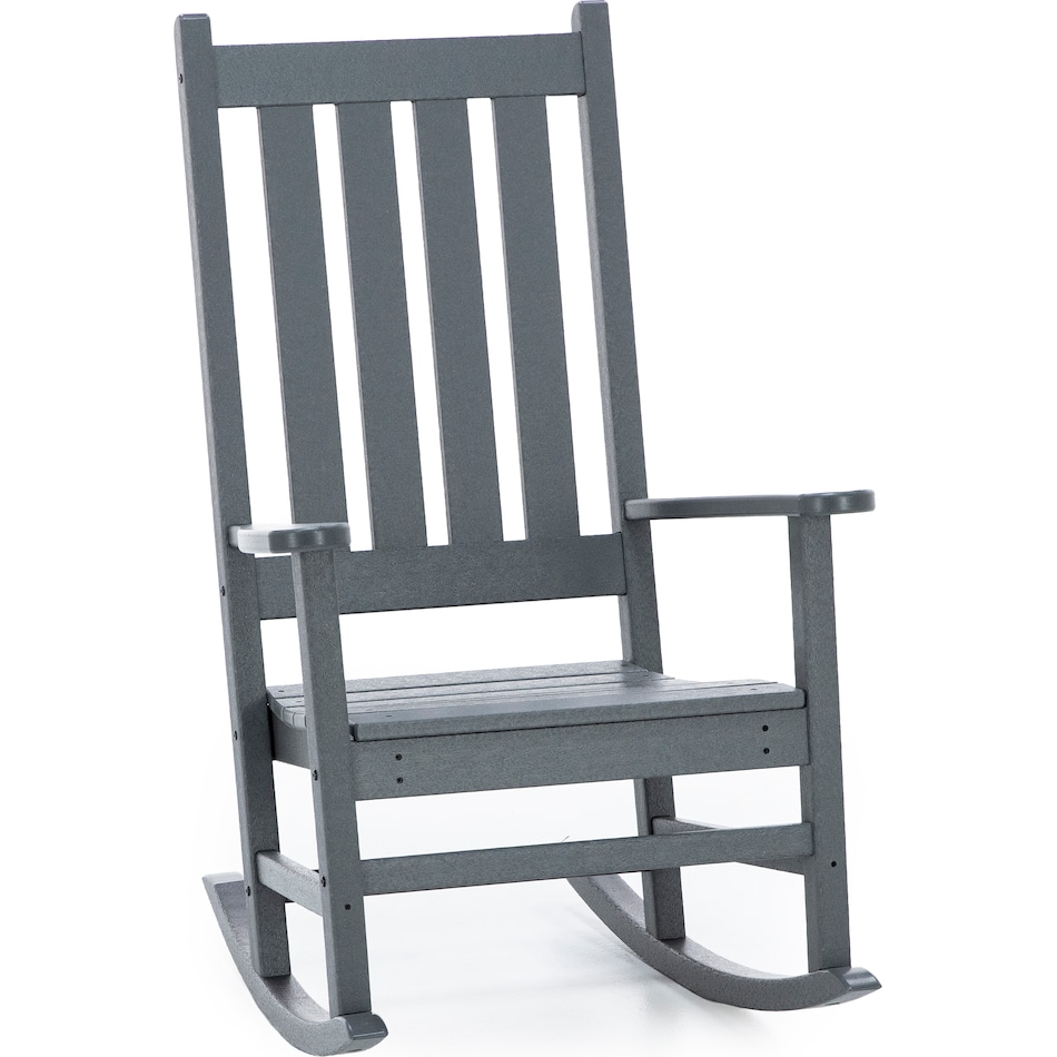 polywood grey adirondack chair   