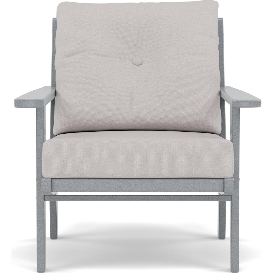 polywood grey club chair pkg  