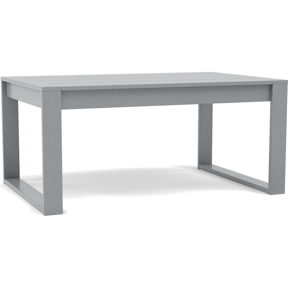 polywood grey coffee table   