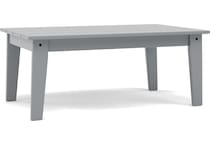 polywood grey coffee table   