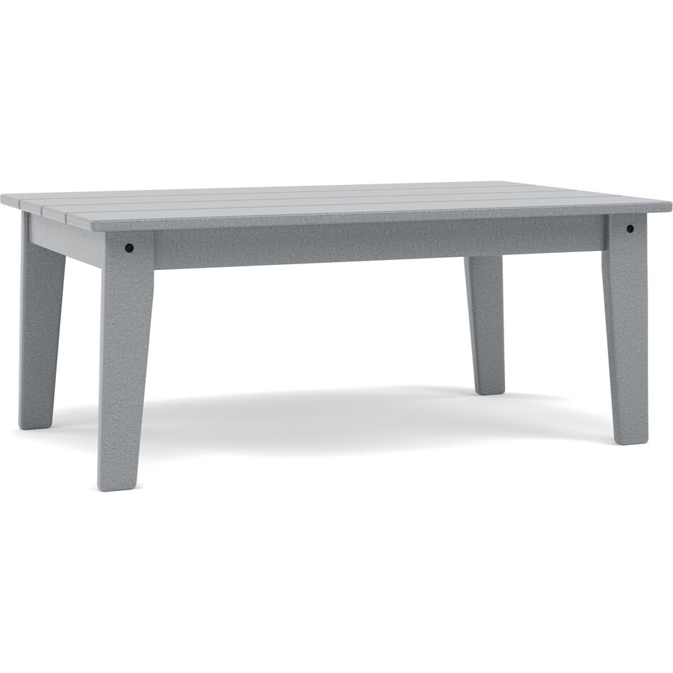 polywood grey coffee table   