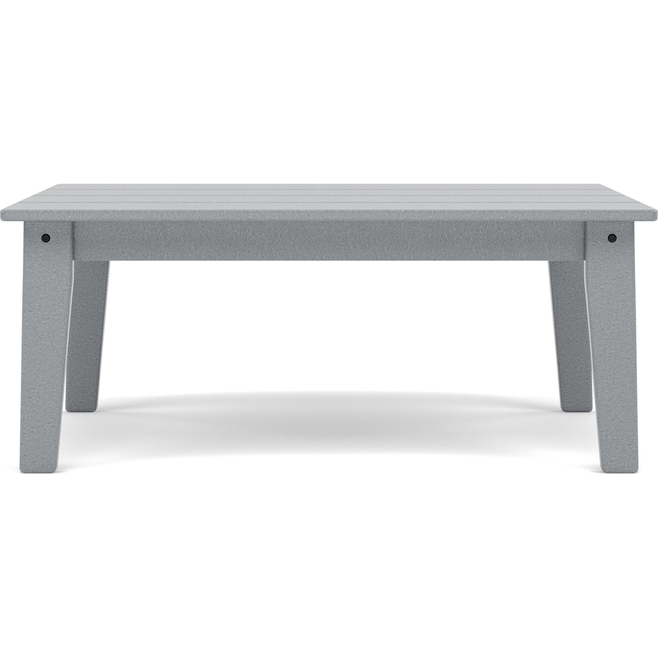 polywood grey coffee table   