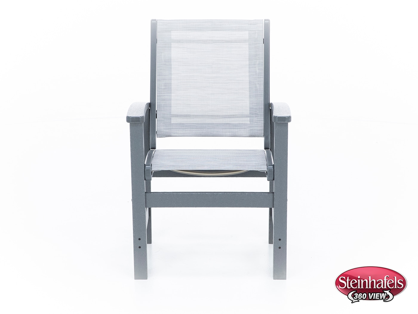 polywood grey standard height arm chair  image   