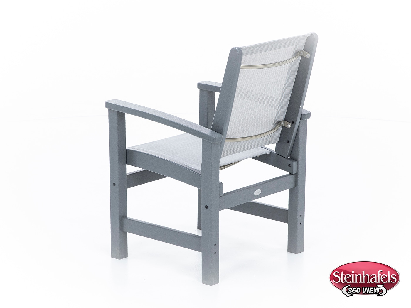 polywood grey standard height arm chair  image   