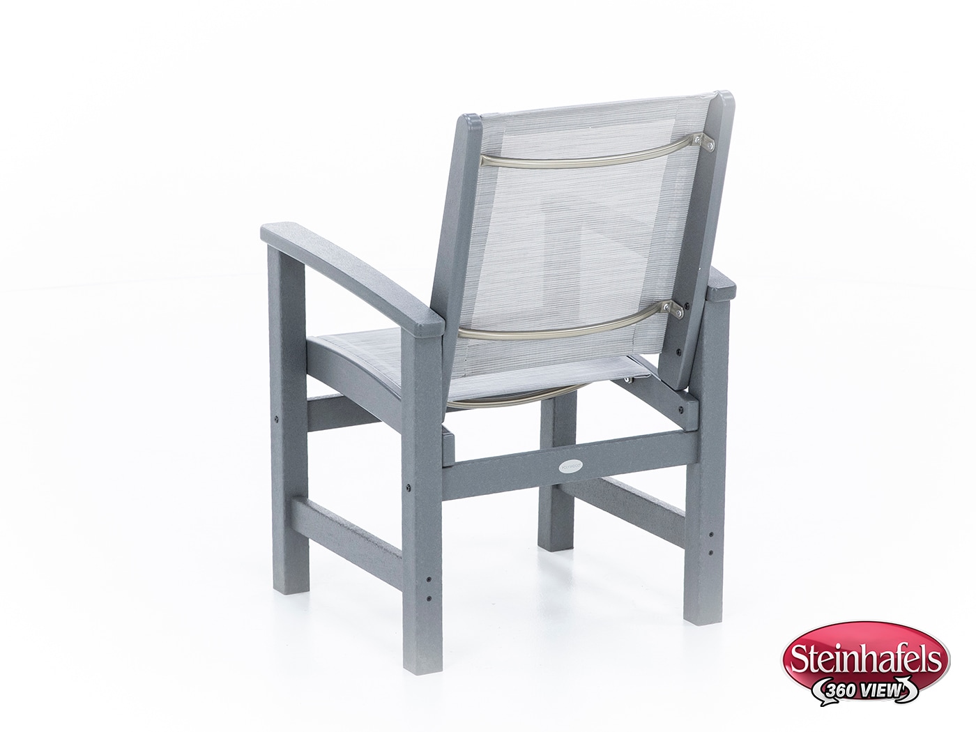 polywood grey standard height arm chair  image   