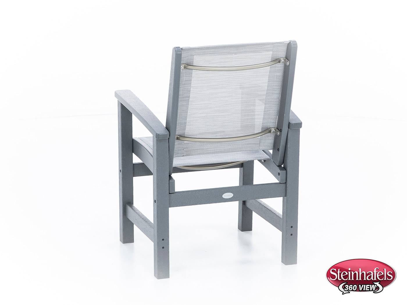 polywood grey standard height arm chair  image   