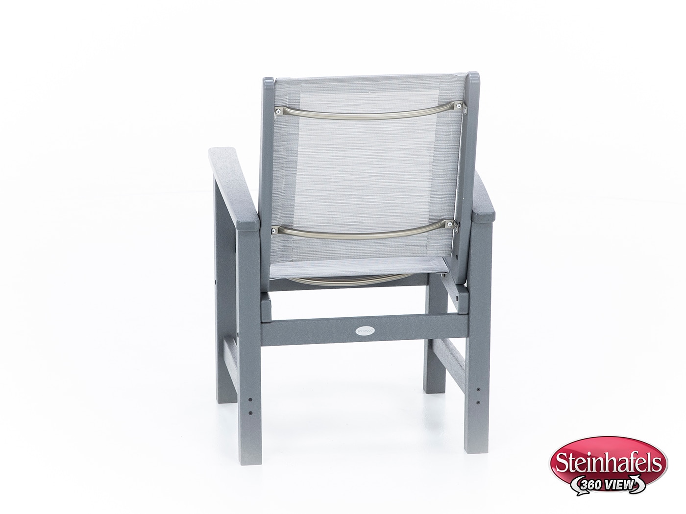 polywood grey standard height arm chair  image   