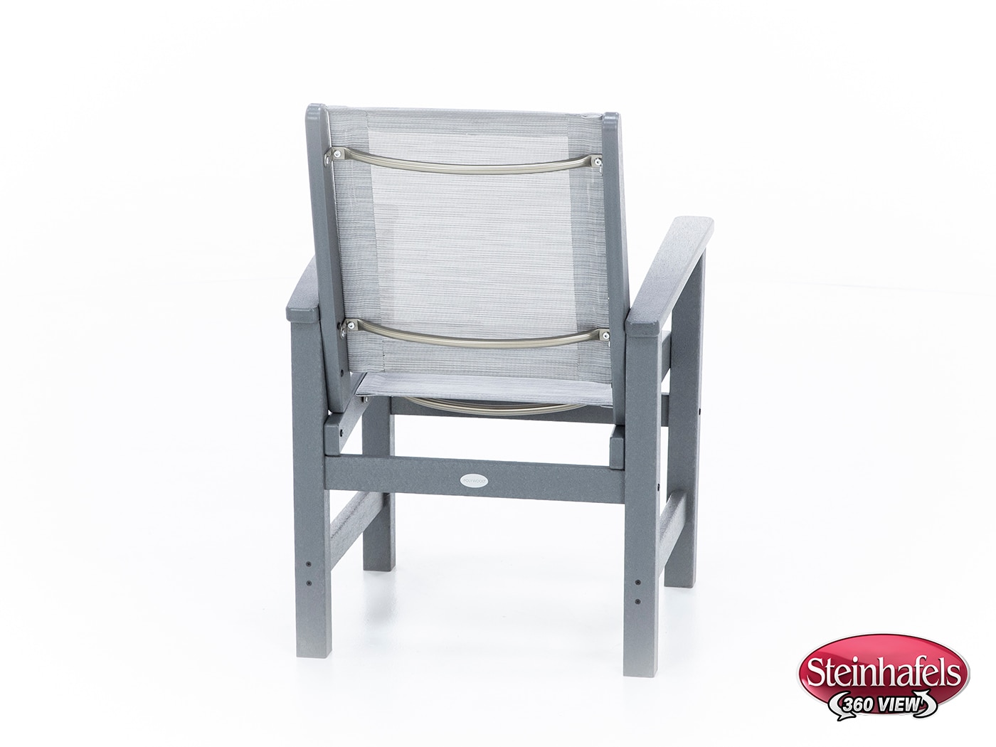 polywood grey standard height arm chair  image   