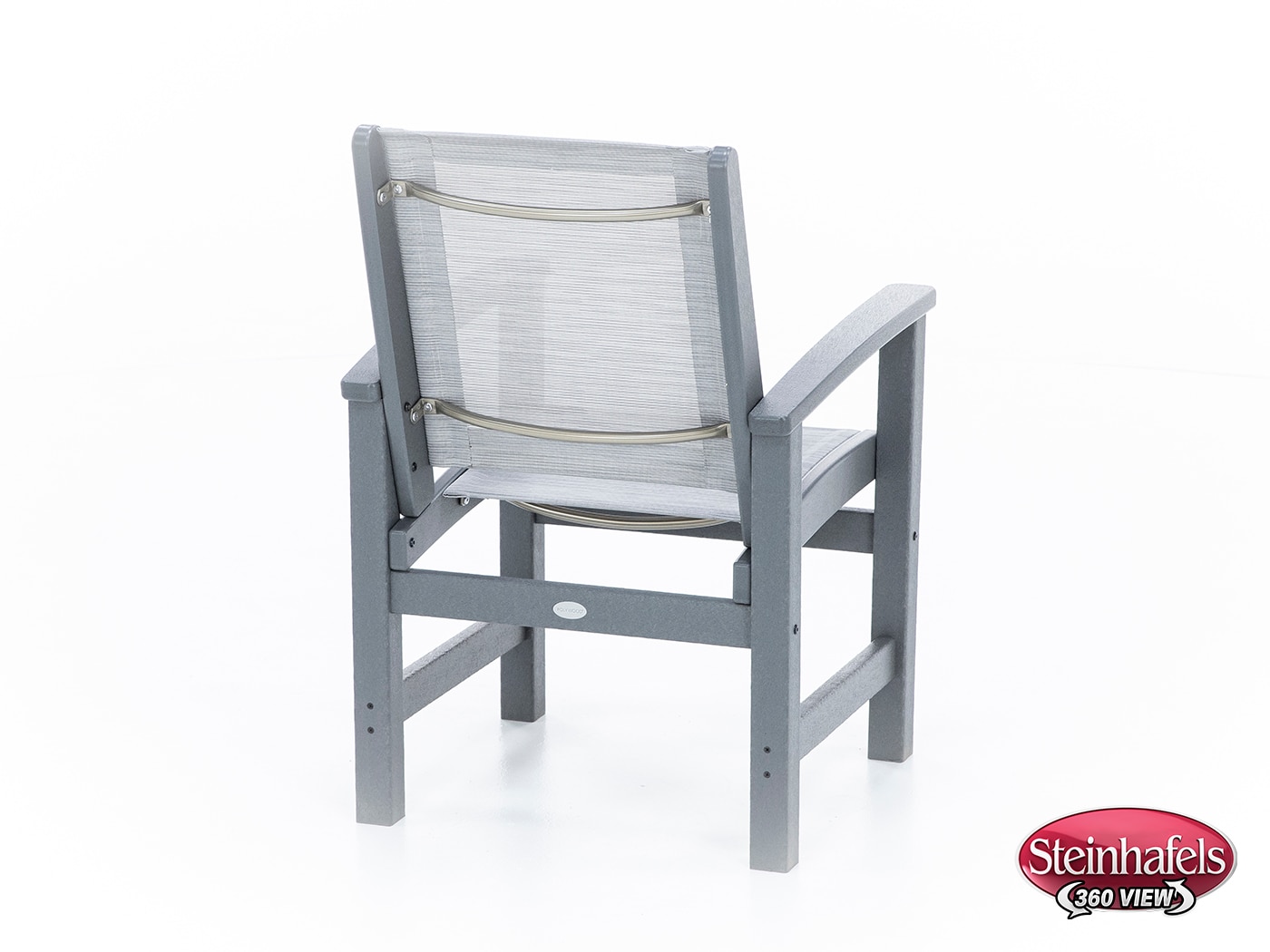polywood grey standard height arm chair  image   