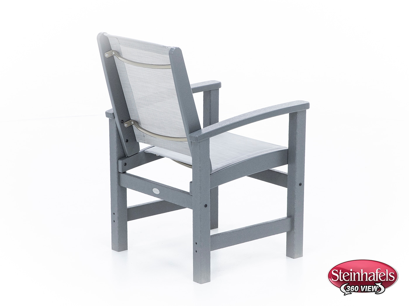 polywood grey standard height arm chair  image   