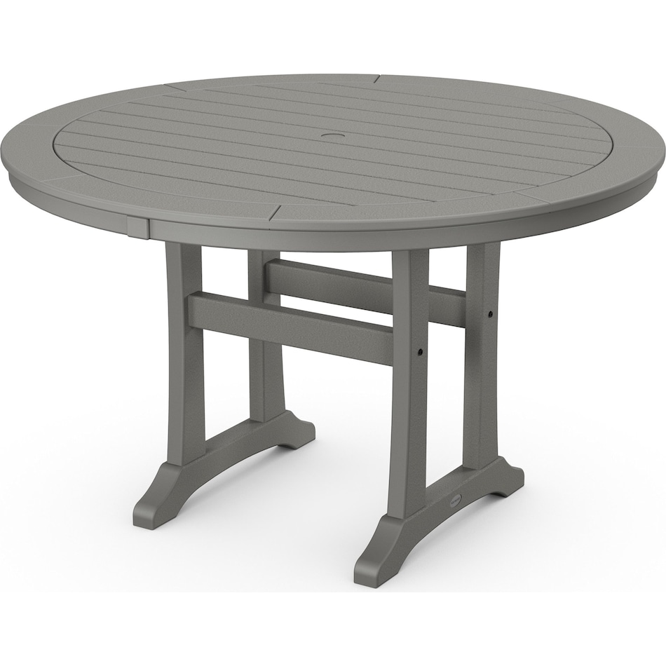 polywood grey standard height round oval pkg  