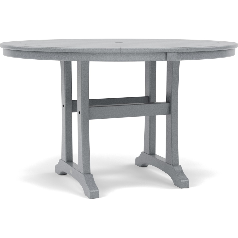 polywood grey standard height round oval pkg  