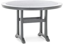 polywood grey standard height round oval pkg  