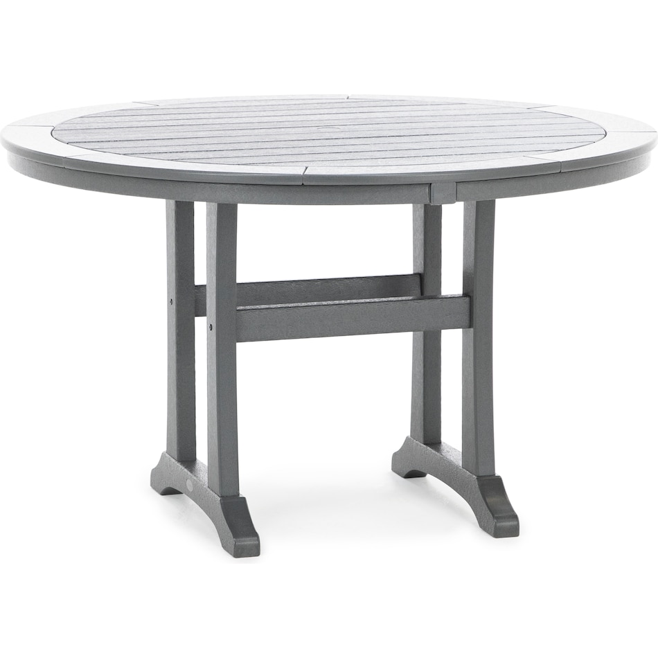 polywood grey standard height round oval pkg  