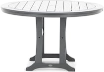 polywood grey standard height round oval pkg  