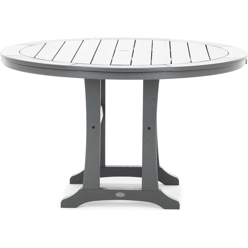 polywood grey standard height round oval pkg  