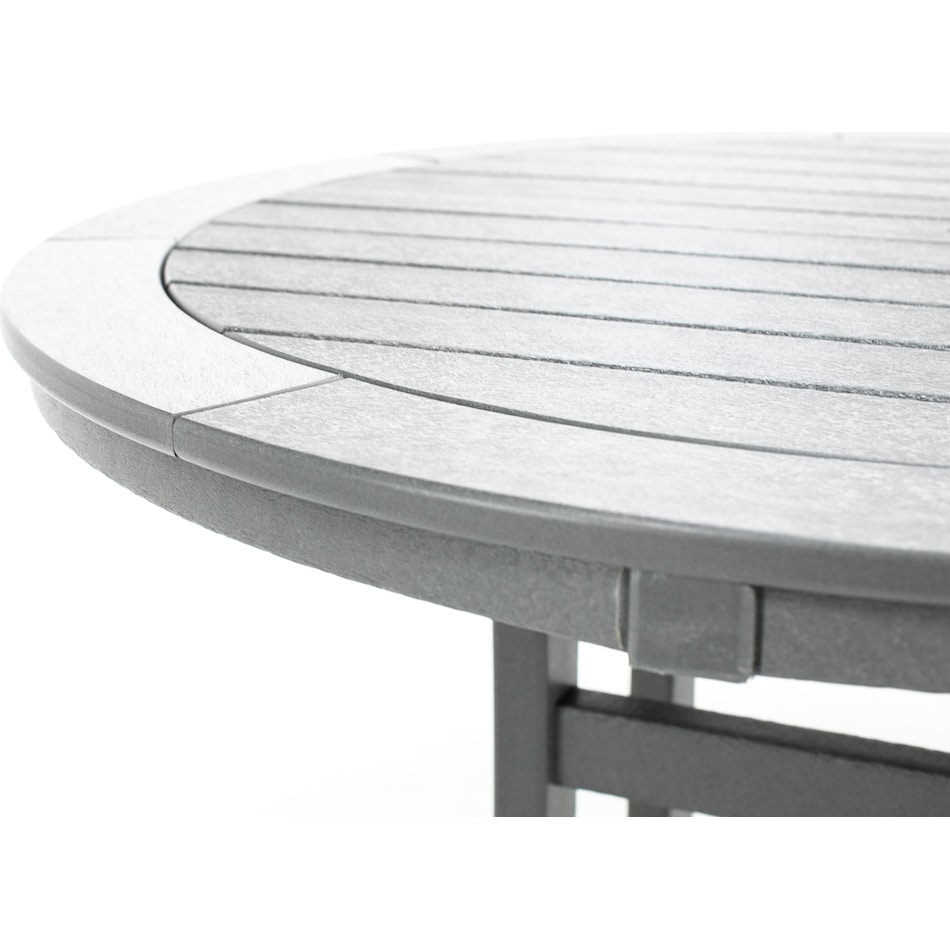 polywood grey standard height round oval pkg  