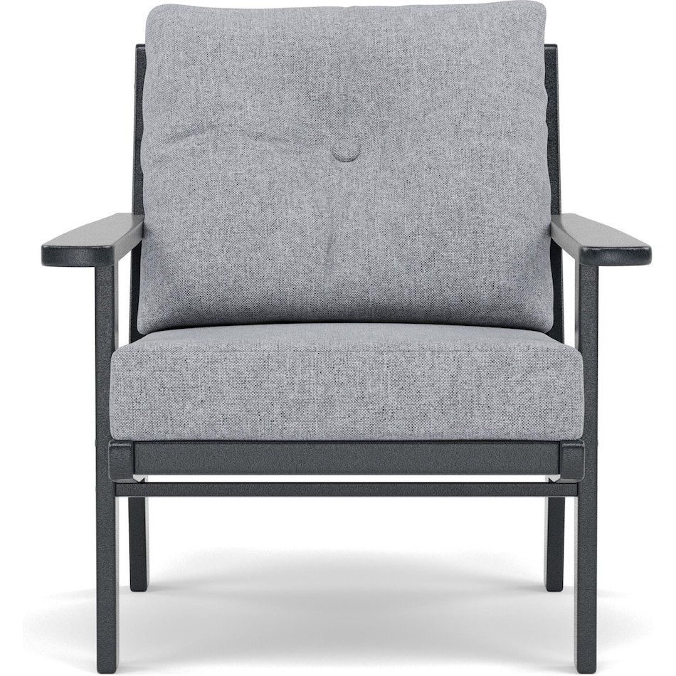 polywood poly black   grey mist club chair pkg  