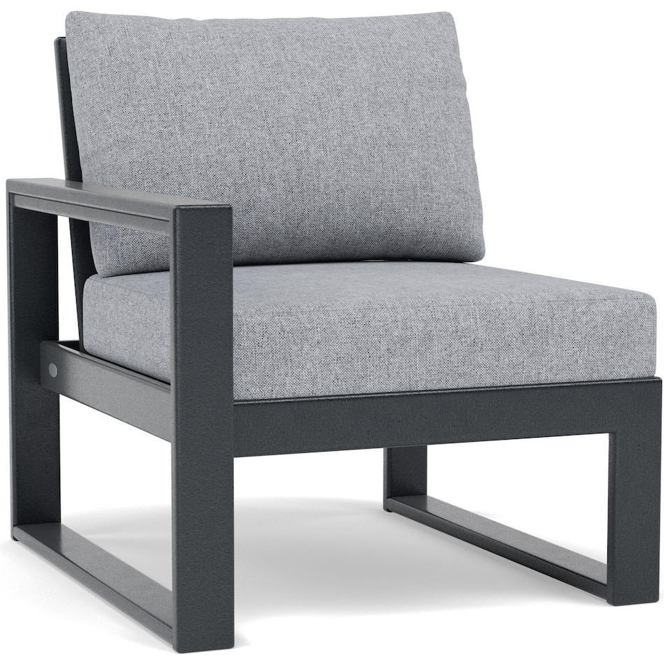 polywood poly black   grey mist laf chair pkg  