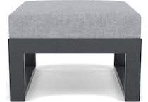 polywood poly black   grey mist ottoman pkg  