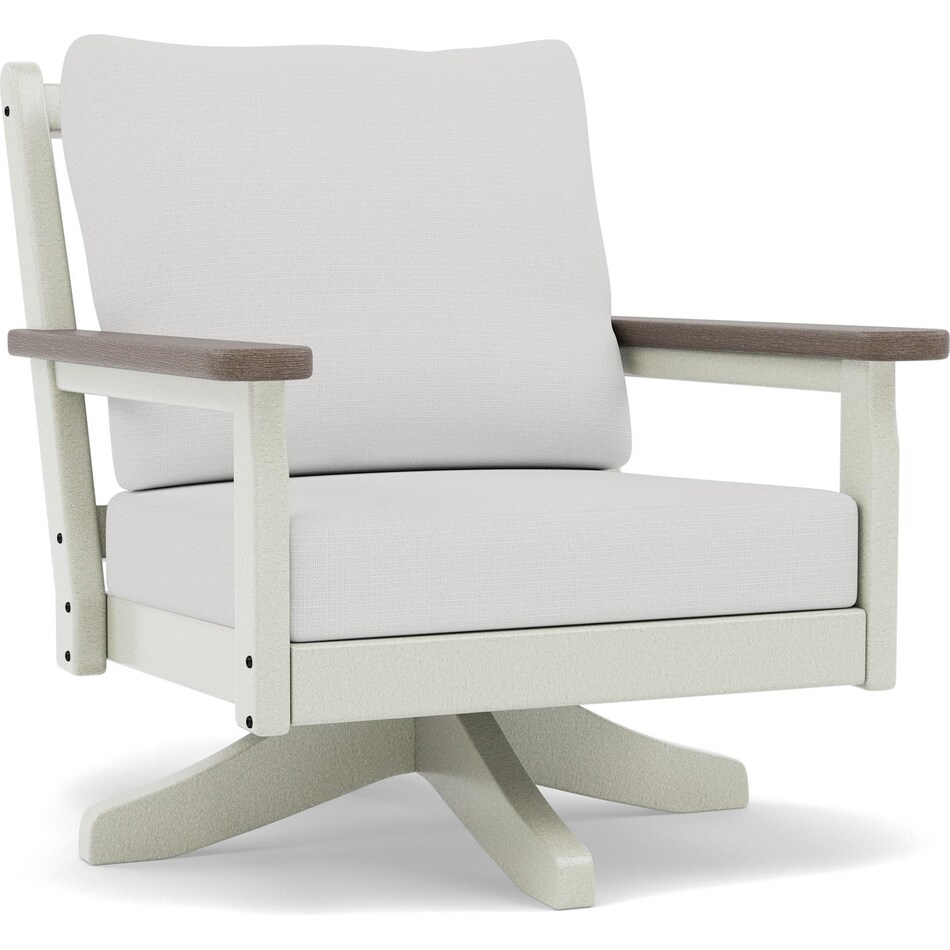 polywood poly sand poly kona   natural linen sand kona   natural linen  swivel pkg  