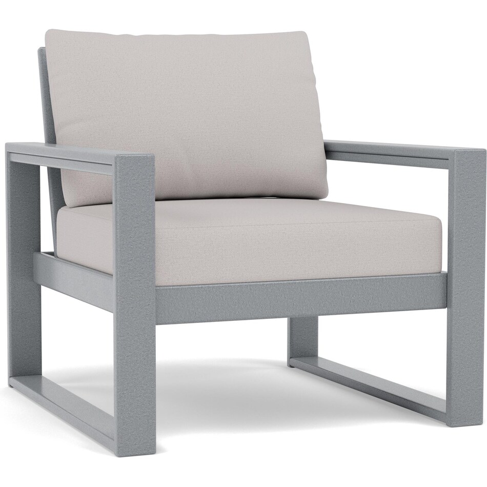 polywood poly slate grey   dune burlap club chair pkg  
