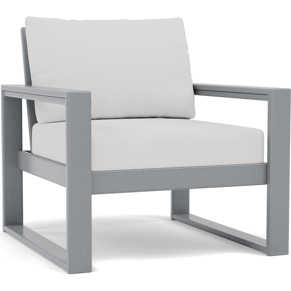polywood poly slate grey   natural linen club chair pkg  