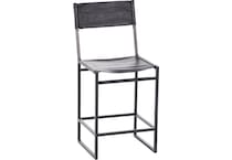 port black inch & over bar seat stool   
