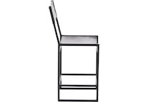 port black inch & over bar seat stool   