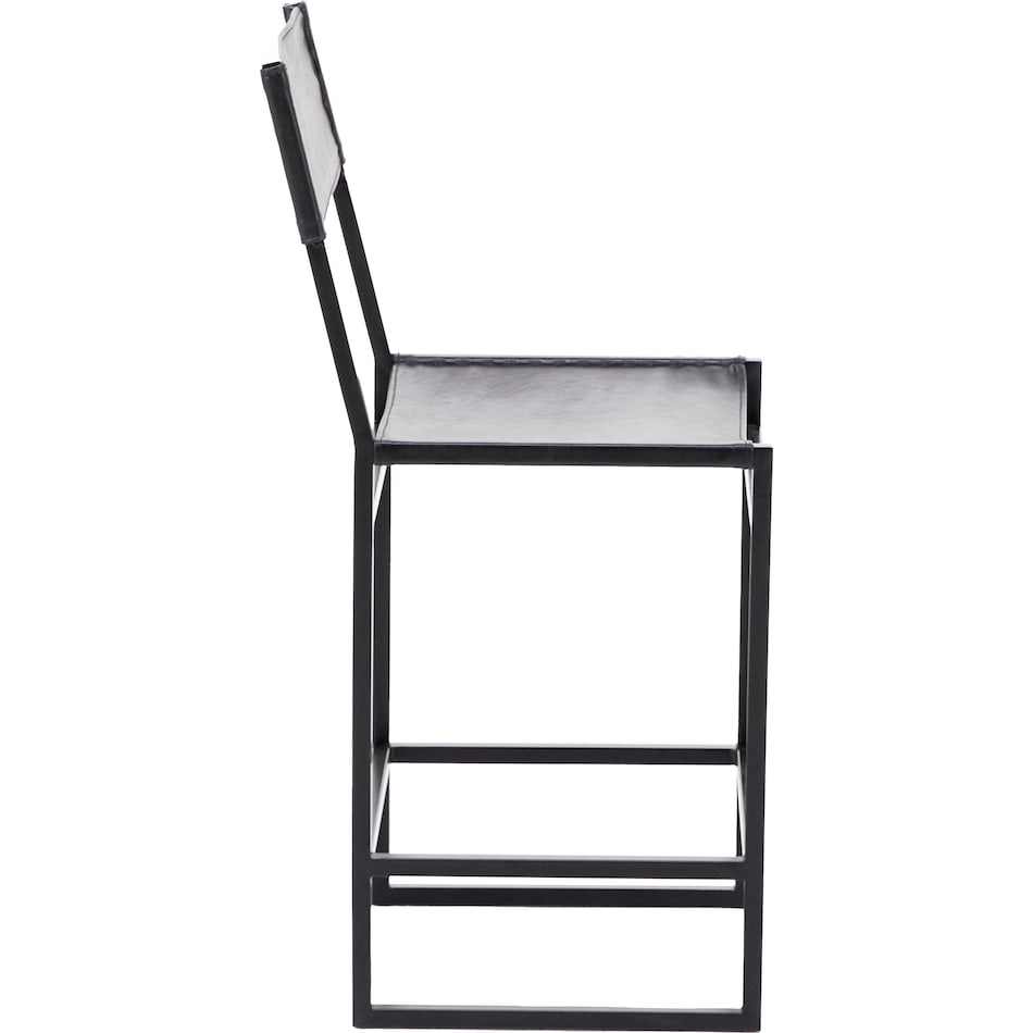 port black inch & over bar seat stool   