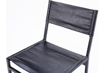 port black inch & over bar seat stool   