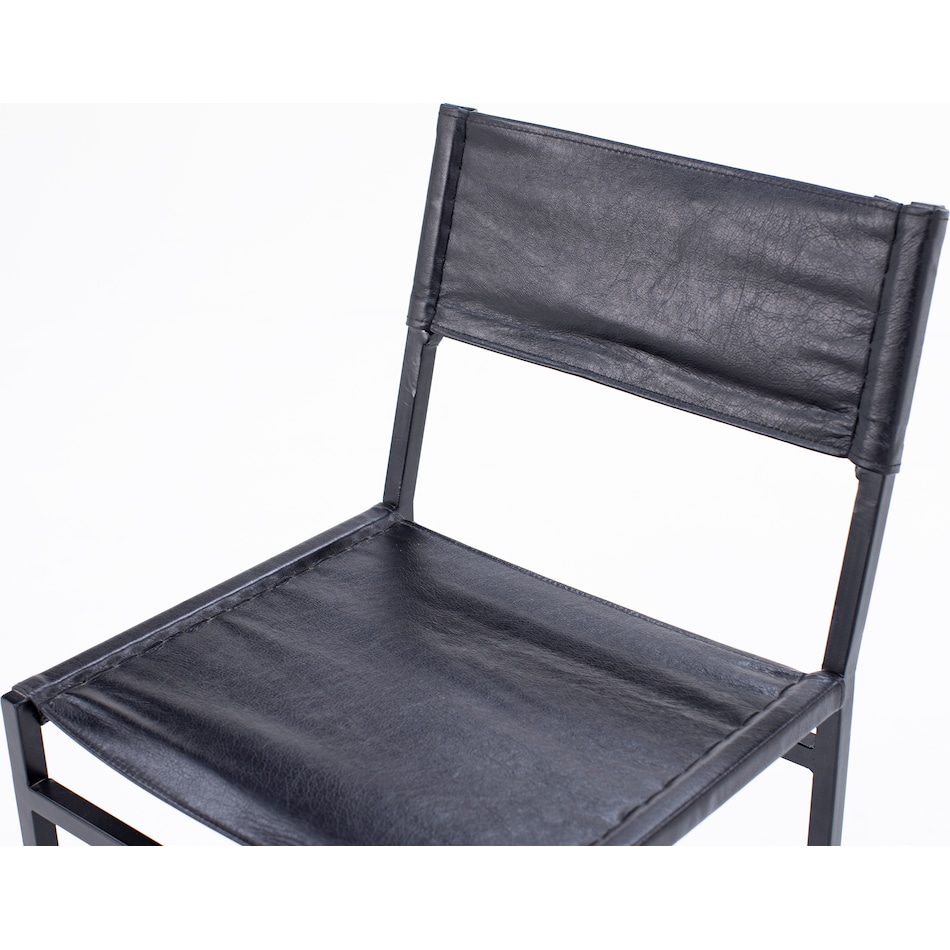 port black inch & over bar seat stool   