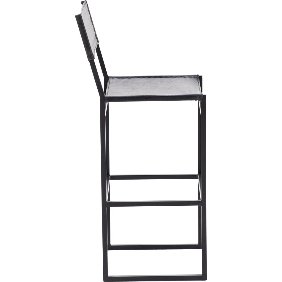 port black inch & over bar seat stool   