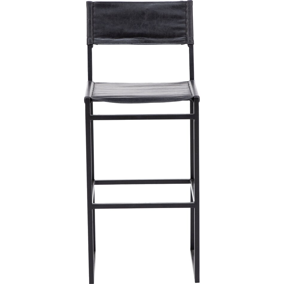 port black inch & over bar seat stool   