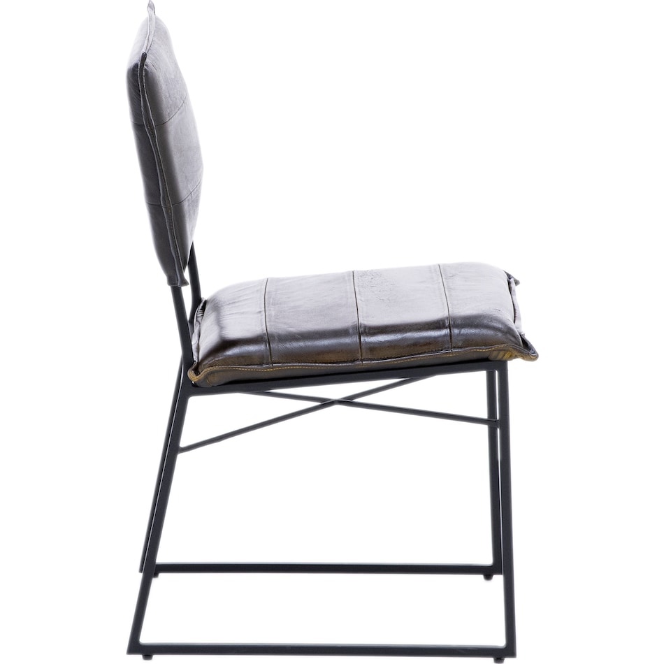 port brown inch standard seat height side chair   