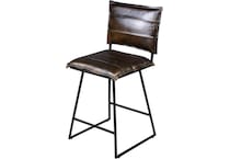 port brown inch & over bar seat stool   