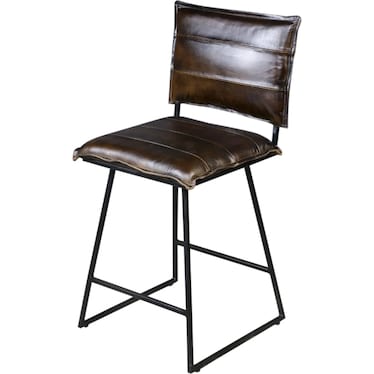 Malin 24" Leather Counter Stool