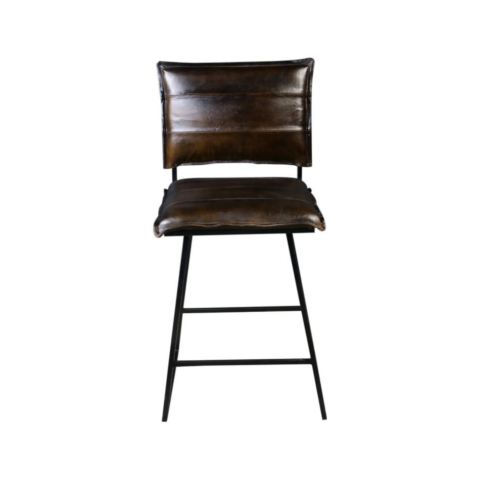 port brown inch & over bar seat stool   